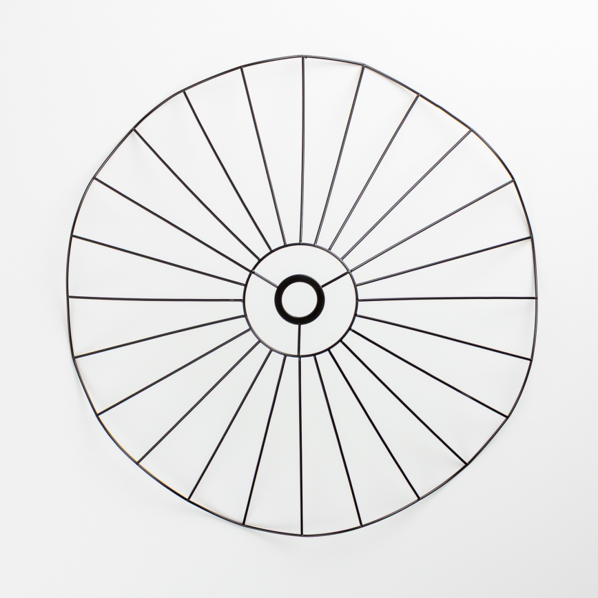 Brilagi - LED πλαφονιέρα CERIA WIRE 1xE27/40W/230V διάμ. 60 εκ. μαύρο/δρυς