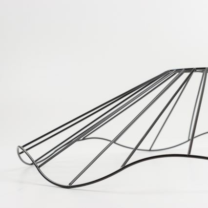 Brilagi - LED πλαφονιέρα CERIA WIRE 1xE27/40W/230V διάμ. 60 εκ. μαύρο/δρυς