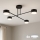 Brilagi - LED πλαφονιέρα MONO 4xGX53/30W/230V μαύρο