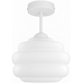 BRILAGI - LED Πλαφονιέρα RETRO GLASS 1xE27/60W/230V διάμ. 20 εκ. λευκή