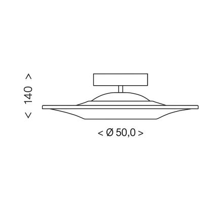 Brilagi - LED Πλαφονιέρα VERANO LED/38W/230V