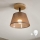 Brilagi - LED  Πλαφονιέρα οροφής ANTHONY 1xE14/60W/230V δρυς/καφέ