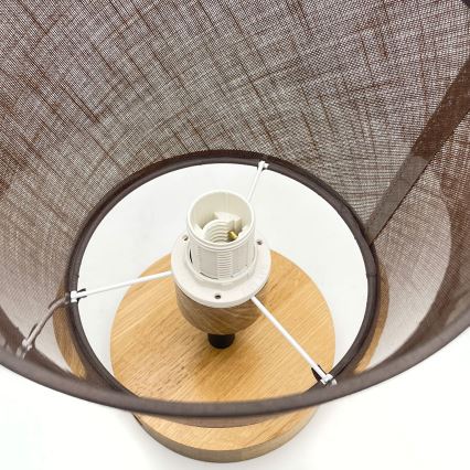 Brilagi - LED  Πλαφονιέρα οροφής ANTHONY 1xE14/60W/230V δρυς/καφέ