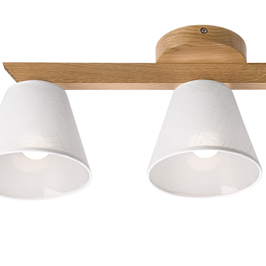 Brilagi - LED  Πλαφονιέρα οροφής ANTHONY 3xE14/40W/230V δρυς/λευκό