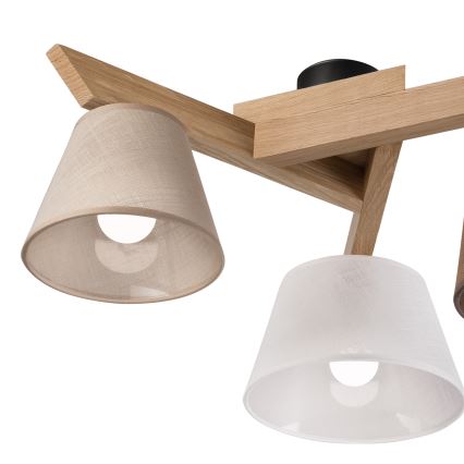 Brilagi - LED  Πλαφονιέρα οροφής ANTHONY 3xE14/40W/230V δρυς