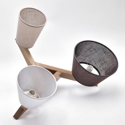 Brilagi - LED  Πλαφονιέρα οροφής ANTHONY 3xE14/40W/230V δρυς