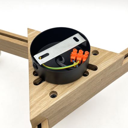 Brilagi - LED  Πλαφονιέρα οροφής ANTHONY 3xE14/40W/230V δρυς