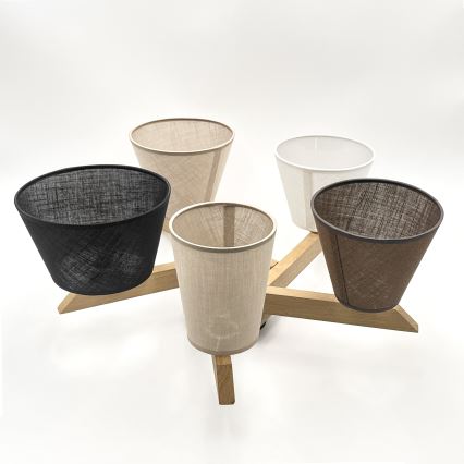 Brilagi - LED  Πλαφονιέρα οροφής ANTHONY 5xE14/40W/230V δρυς