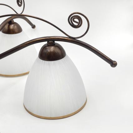 Brilagi - LED Πλαφονιέρα οροφής ANTICO 5xE27/60W/230V μπρονζέ πατίνα