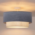 Brilagi - LED πλαφονιέρα οροφής BOHO ECO 1xE27/10W/230V διάμ. 40 εκ. μπλε/κρεμ