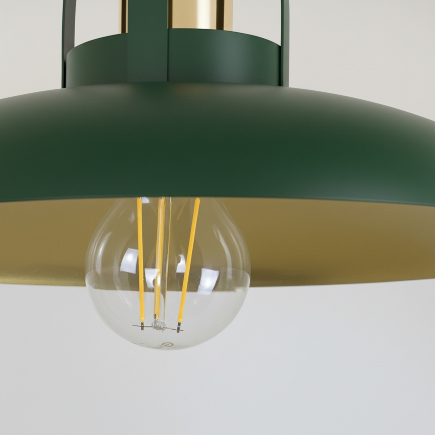 Brilagi - LED Πλαφονιέρα οροφής FLAMENGO 1xE27/60W/230V πράσινο