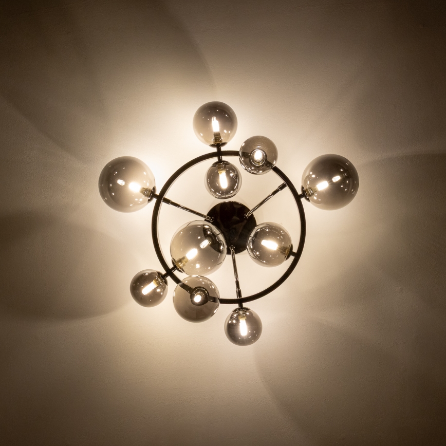 Brilagi - LED Πλαφονιέρα οροφής MILLA 10xG9/3W/230V γυαλιστερό χρώμιο/φιμέ