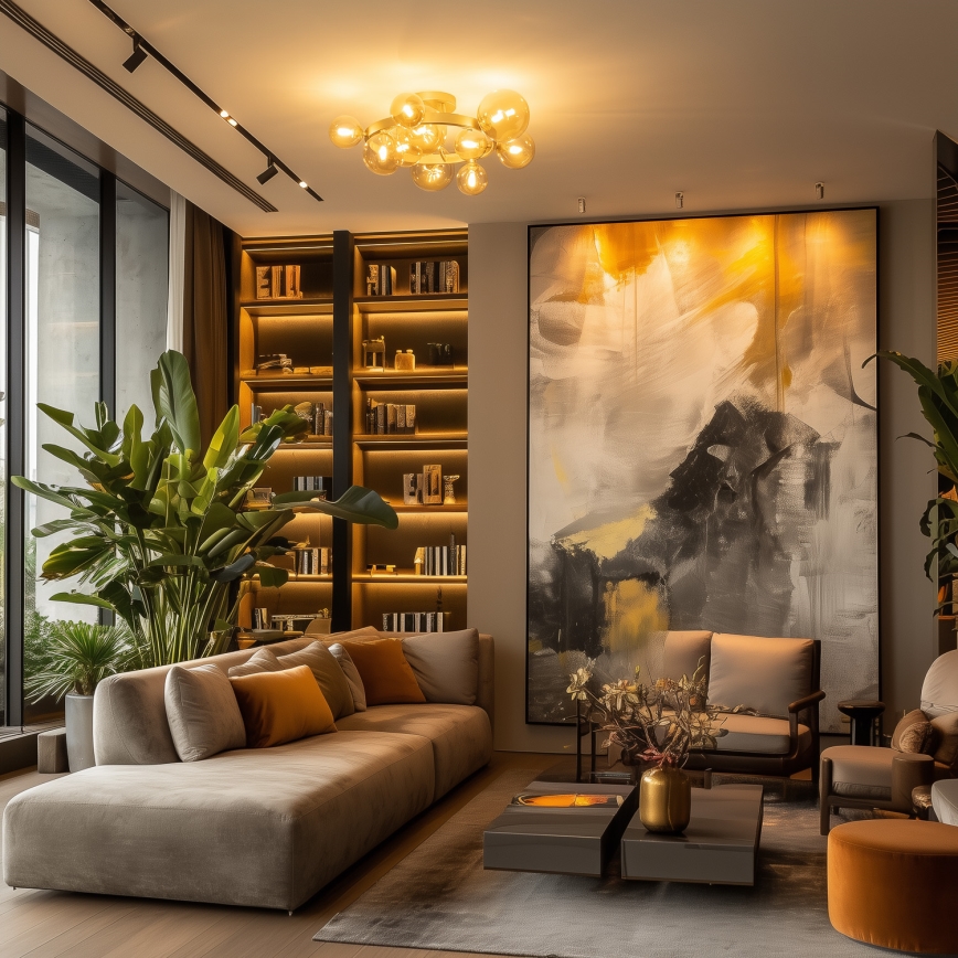 Brilagi - LED Πλαφονιέρα οροφής MILLA 10xG9/3W/230V χρυσό