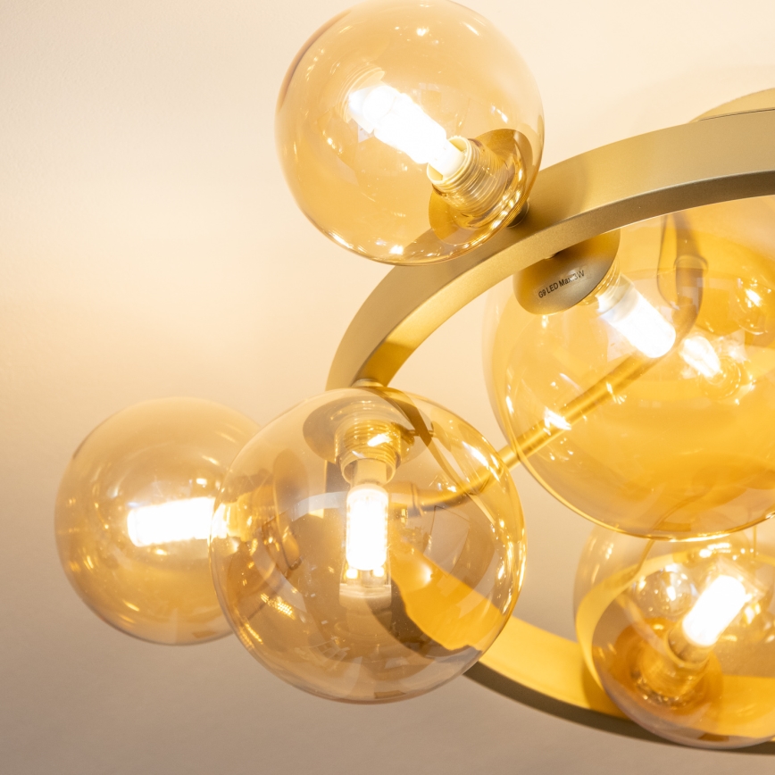 Brilagi - LED Πλαφονιέρα οροφής MILLA 10xG9/3W/230V χρυσό