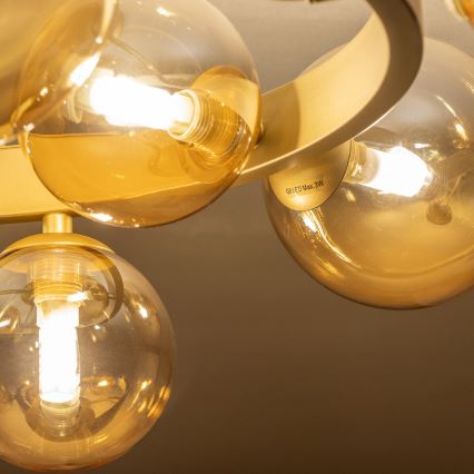 Brilagi - LED Πλαφονιέρα οροφής MILLA 10xG9/3W/230V χρυσό