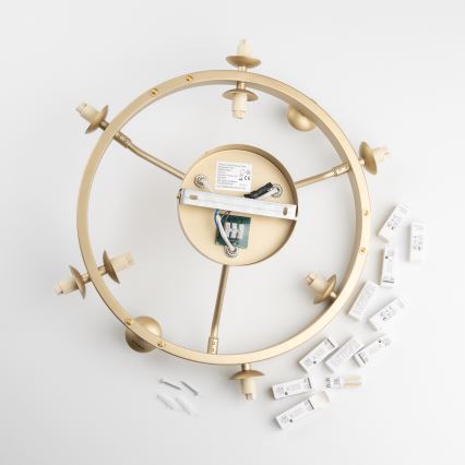 Brilagi - LED Πλαφονιέρα οροφής MILLA 10xG9/3W/230V χρυσό