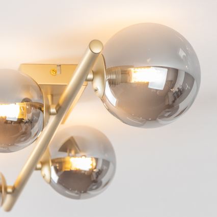 Brilagi - LED Πλαφονιέρα οροφής MILLA 4xG9/3W/230V χρυσό/φιμέ