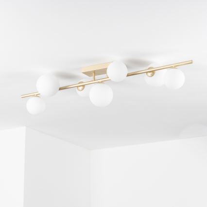 Brilagi - LED Πλαφονιέρα οροφής MILLA 7xG9/3W/230V χρυσό/λευκό