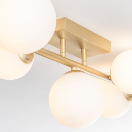 Brilagi - LED Πλαφονιέρα οροφής MILLA 7xG9/3W/230V χρυσό/λευκό