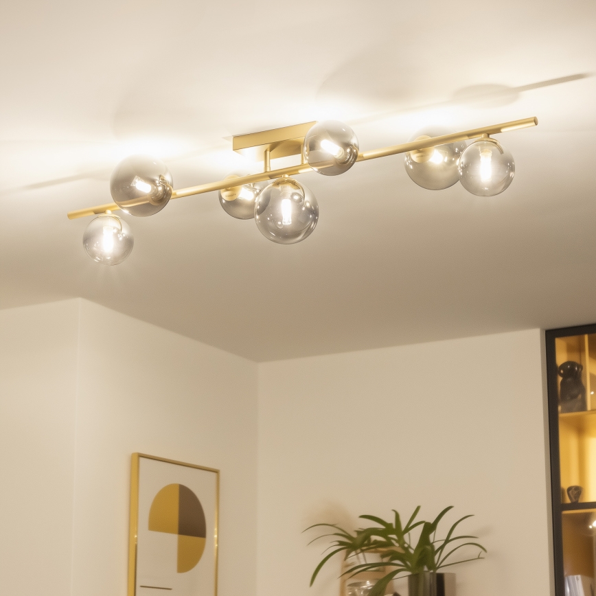 Brilagi - LED Πλαφονιέρα οροφής MILLA 7xG9/3W/230V χρυσό/φιμέ