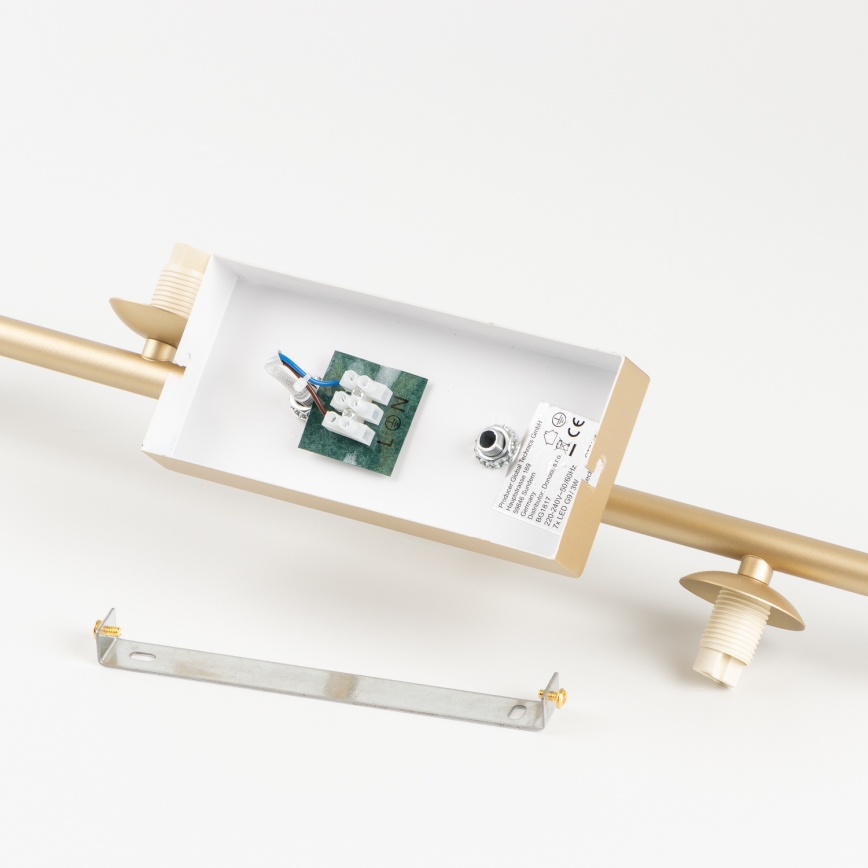 Brilagi - LED Πλαφονιέρα οροφής MILLA 7xG9/3W/230V χρυσό/φιμέ