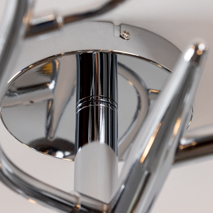 Brilagi - LED Πλαφονιέρα οροφής MISTEL 15xG9/3W/230V γυαλιστερό χρώμιο/φιμέ