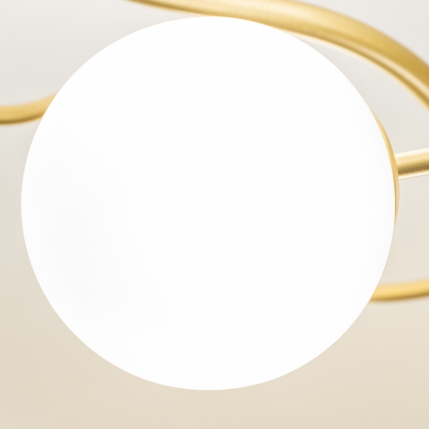 Brilagi - LED Πλαφονιέρα οροφής MISTEL 15xG9/3W/230V χρυσό/λευκό