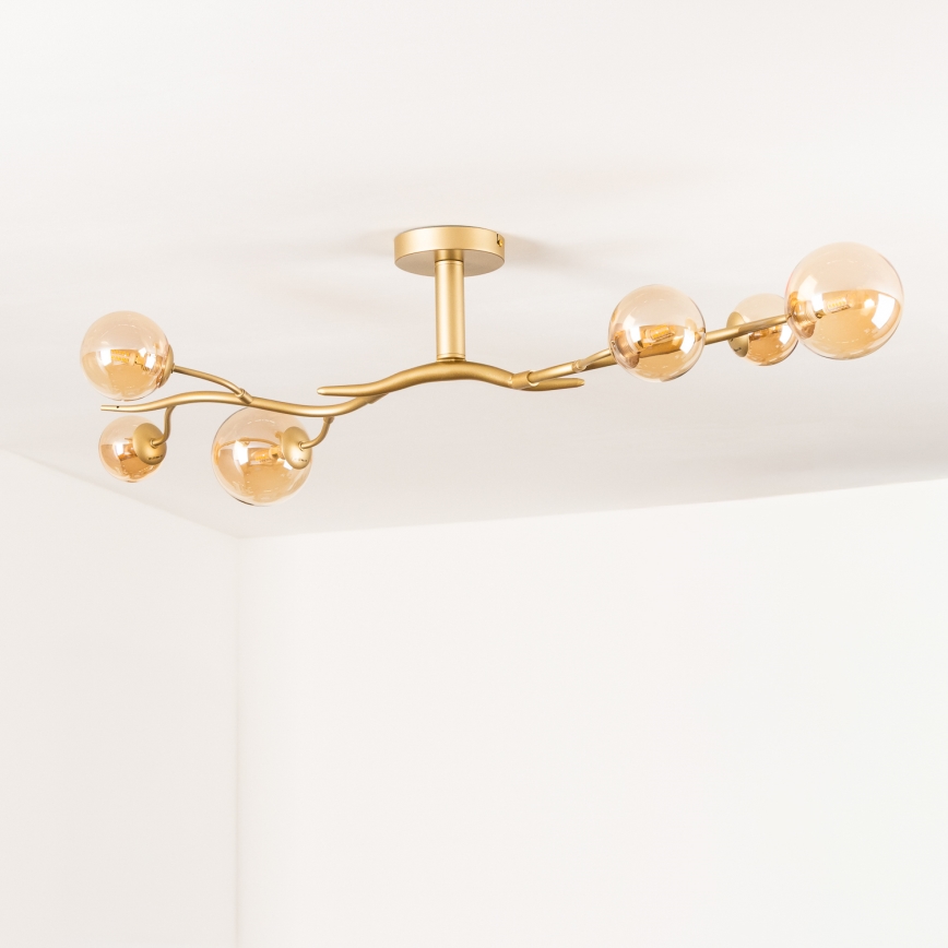 Brilagi - LED Πλαφονιέρα οροφής MISTEL 6xG9/3W/230V χρυσό