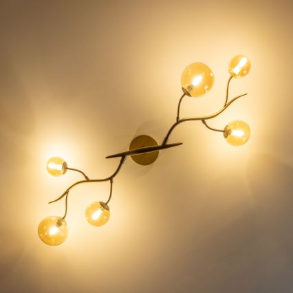 Brilagi - LED Πλαφονιέρα οροφής MISTEL 6xG9/3W/230V χρυσό