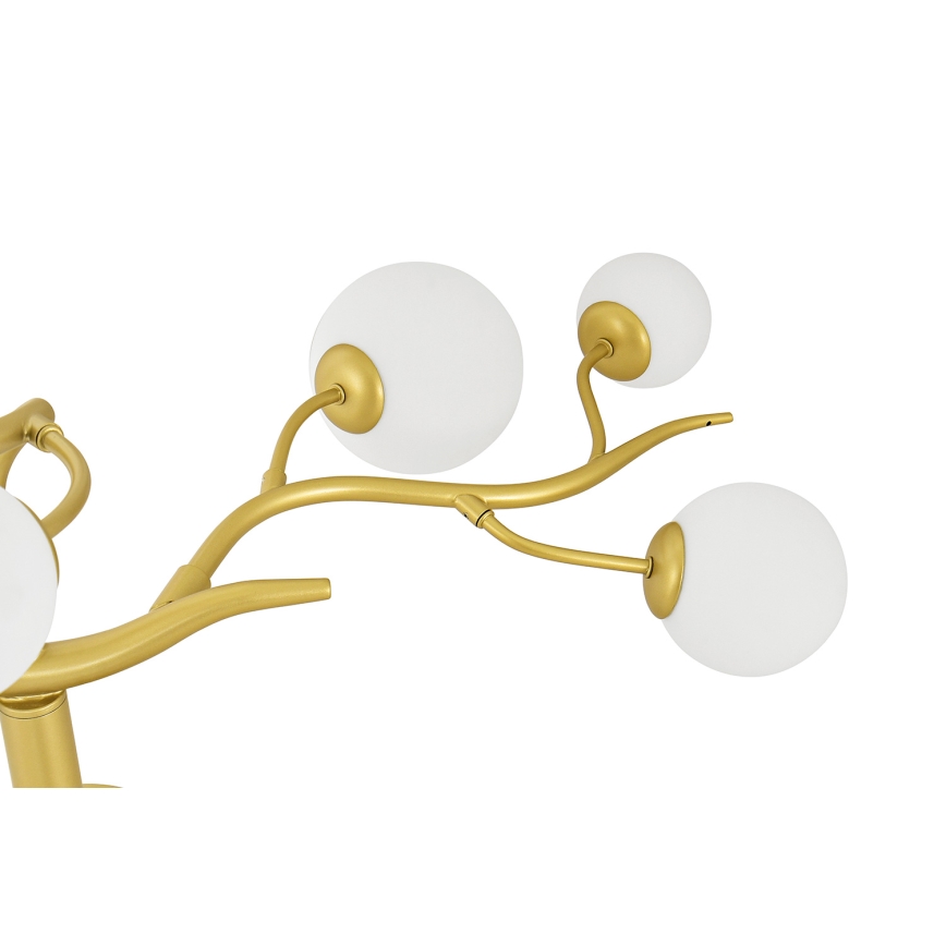 Brilagi - LED Πλαφονιέρα οροφής MISTEL 9xG9/3W/230V χρυσό/λευκό