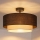 Brilagi - LED προσαρτημένο φωτιστικό οροφής BOHO ECO 1xE27/10W/230V Ø 40 εκ. καφέ/κρεμ