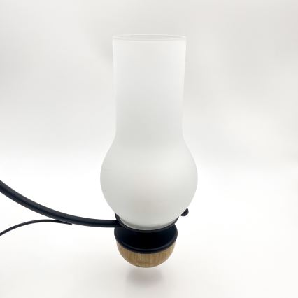 Brilagi - LED πολυέλαιος COTTAGE με αλυσίδα 3x E14/40W/230V δρυς/μαύρο/λευκό