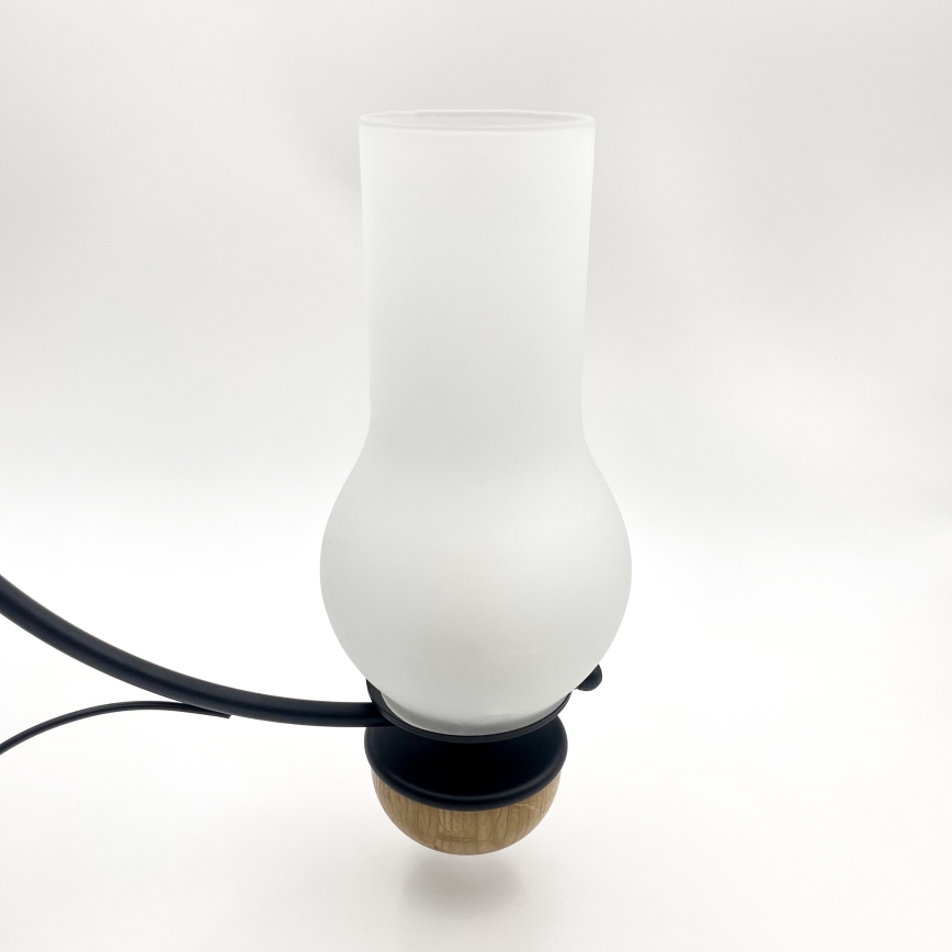 Brilagi - LED πολυέλαιος COTTAGE με αλυσίδα 3x E14/40W/230V δρυς/μαύρο/λευκό