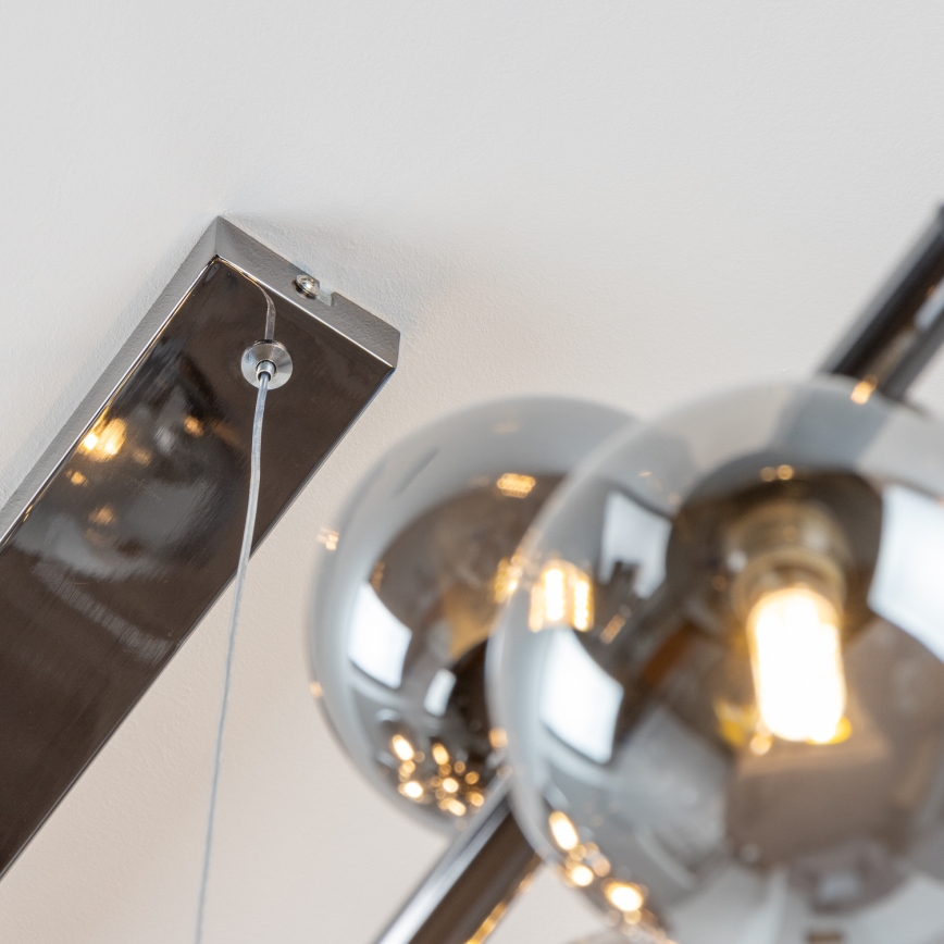 Brilagi - LED πολυέλαιος σε καλώδιο MILLA 10xG9/3W/230V μαύρο χρώμιο/καπνιστό