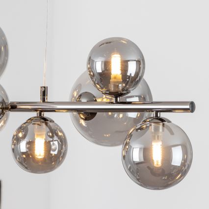 Brilagi - LED πολυέλαιος σε καλώδιο MILLA 10xG9/3W/230V μαύρο χρώμιο/καπνιστό