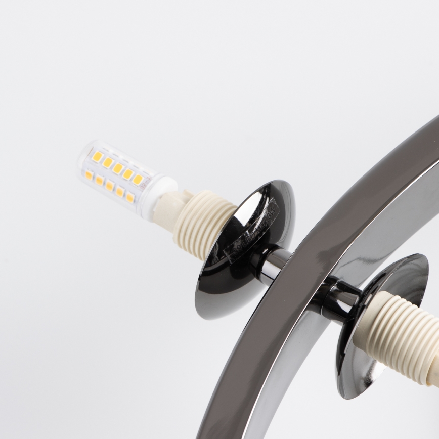 Brilagi - LED πολυέλαιος σε καλώδιο MILLA 15xG9/3W/230V μαύρο χρώμιο/χρυσό