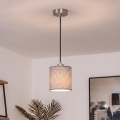Brilagi - LED πολυέλαιος σε καλώδιο NUBILA 1xE27/60W/230V Ø 14 cm μαύρο/γκρι