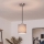 Brilagi - LED πολυέλαιος σε καλώδιο NUBILA 1xE27/60W/230V Ø 14 cm μαύρο/γκρι