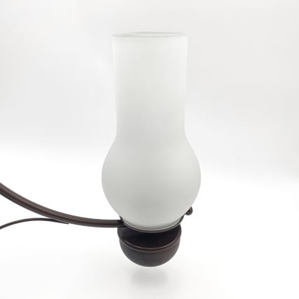 Brilagi - LED πολυέλαιος με αλυσίδα COTTAGE 3xE14/40W/230V οξιά/καφέ/λευκό