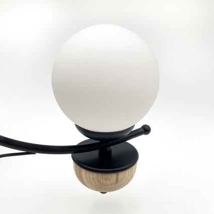 Brilagi - LED πολυέλαιος με αλυσίδα COTTAGE 3xG9/40W/230V απόχρωση δρυός/λευκό