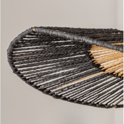 Brilagi - LED πολυέλαιος με καλώδιο CERIA BOHO 1xE27/40W/230V Ø 80 cm μαύρο/καφέ