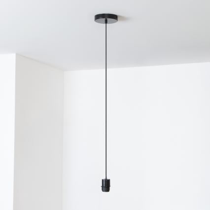 Brilagi - LED πολυέλαιος με καλώδιο CERIA BOHO 1xE27/40W/230V Ø 80 cm μαύρο/καφέ