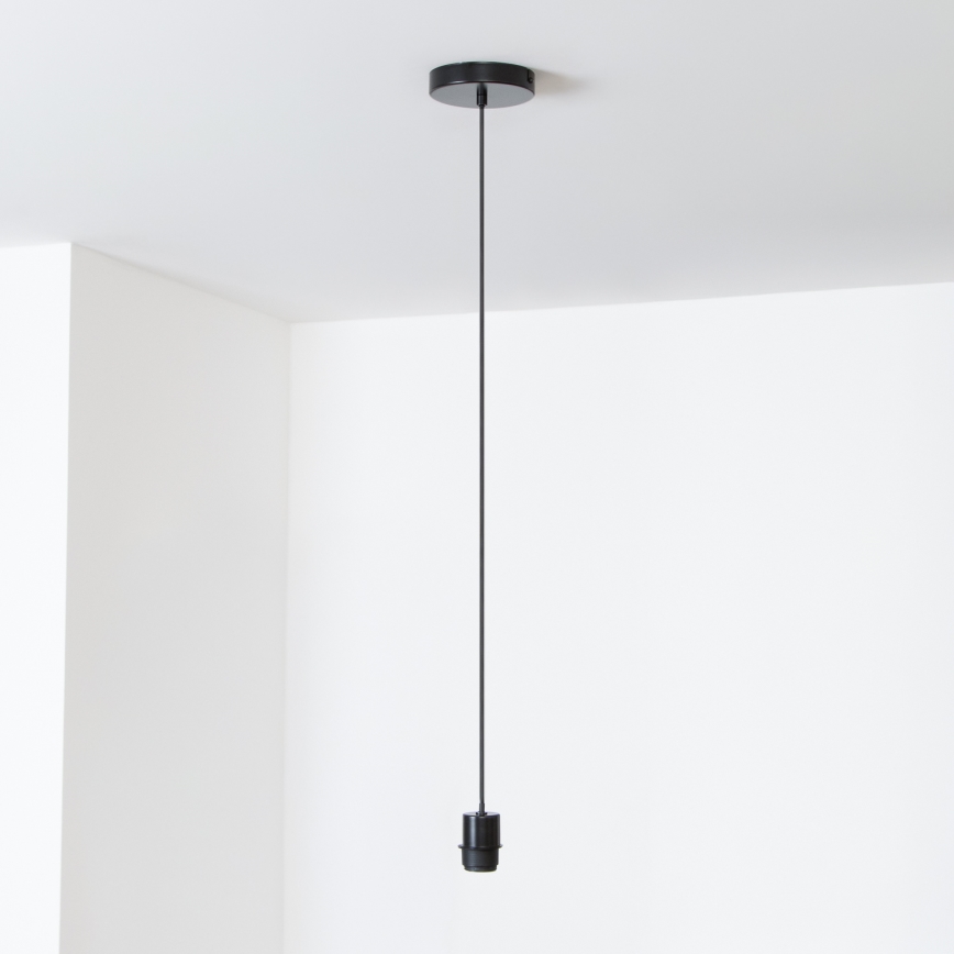 Brilagi - LED πολυέλαιος με καλώδιο CERIA BOHO 1xE27/40W/230V Ø 80 cm μαύρο/καφέ