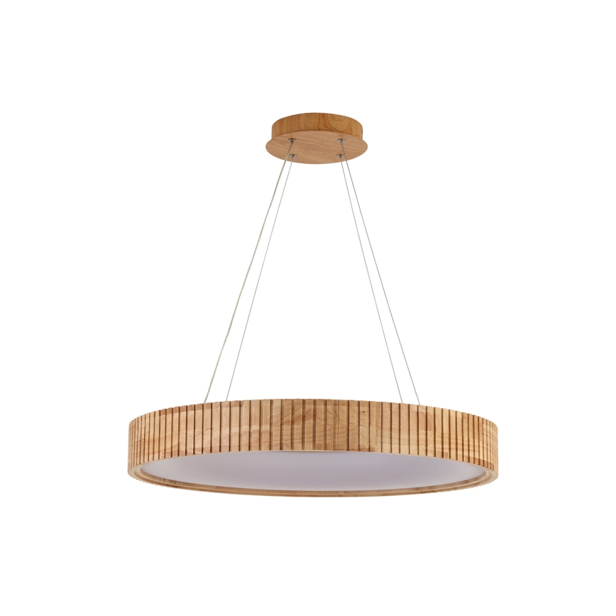 Brilagi - Κρεμαστό φωτιστικό σε καλώδιο FALCON WOOD MODERN LED/40W/230V 3000/4000/6000K διάμ. 60 εκ., ξύλινο