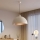 Brilagi - LED πολυέλαιος με καλώδιο METALO 1xE27/40W/230V Ø 60 cm μπεζ/χάλκινο