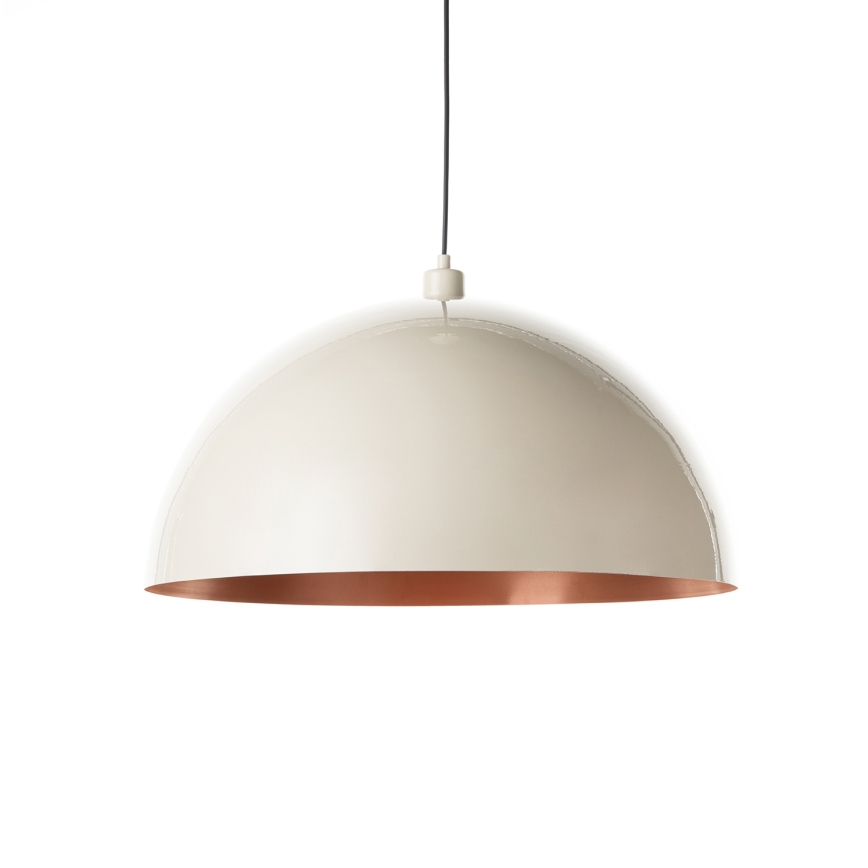Brilagi - LED πολυέλαιος με καλώδιο METALO 1xE27/40W/230V Ø 60 cm μπεζ/χάλκινο