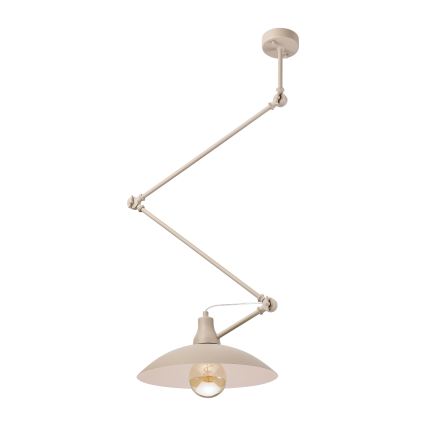 Brilagi - LED πολυέλαιος με ράβδο IRONBEAM 1xE27/60W/230V μπεζ