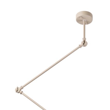 Brilagi - LED πολυέλαιος με ράβδο IRONBEAM 1xE27/60W/230V μπεζ
