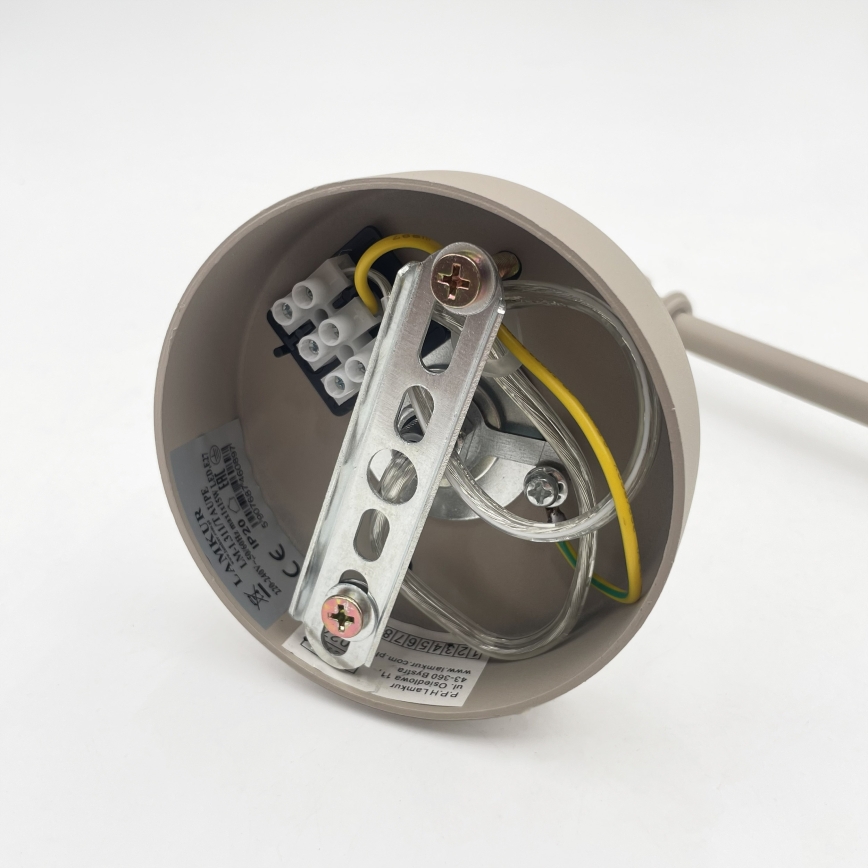 Brilagi - LED πολυέλαιος με ράβδο IRONBEAM 1xE27/60W/230V μπεζ