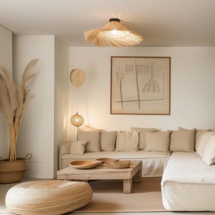 Brilagi - LED πολυέλαιος οροφής CERIA BOHO 1xE27/40W/230V Ø 100 cm ρατάν